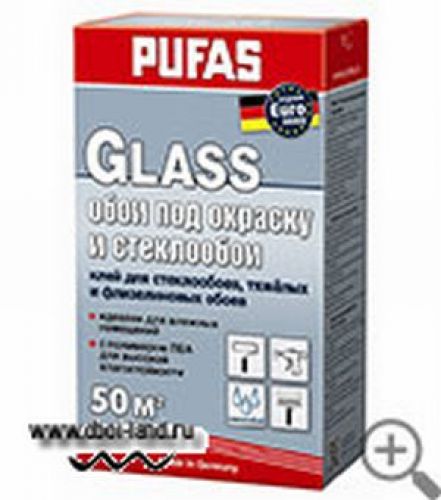 Клей Pufas для стеклообоев 0.5кг.